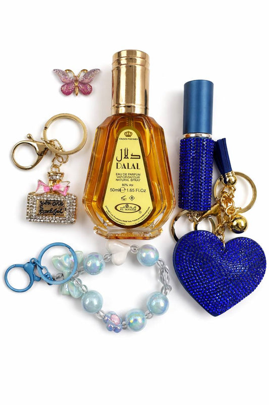 π L Life Perfumes β Luxury Accessories Gift Set (Dalal β’ Blue Hearts Edition)