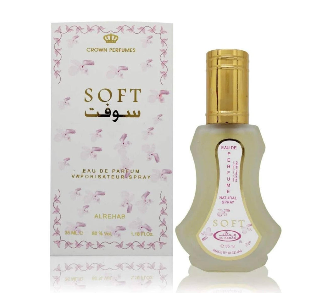 Soft Eau De Natural Perfume Spray for Women – Long-Lasting Arabic Fragrance – 35ml (1.15 fl oz)