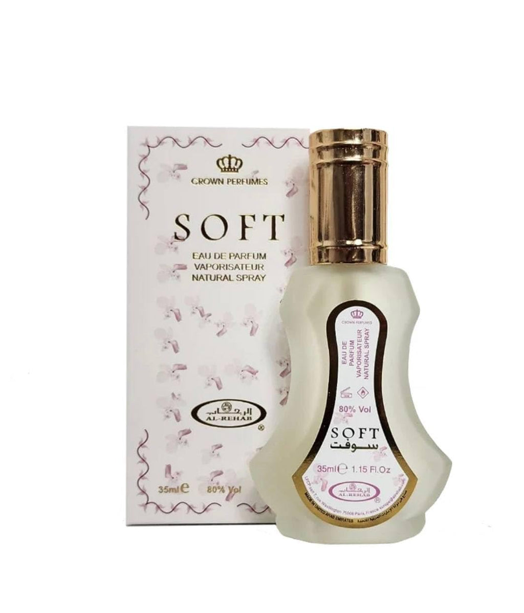 Soft Eau De Natural Perfume Spray for Women – Long-Lasting Arabic Fragrance – 35ml (1.15 fl oz)