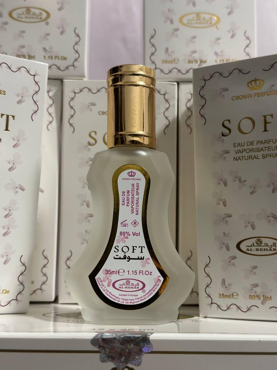 Soft Eau De Natural Perfume Spray for Women – Long-Lasting Arabic Fragrance – 35ml (1.15 fl oz)
