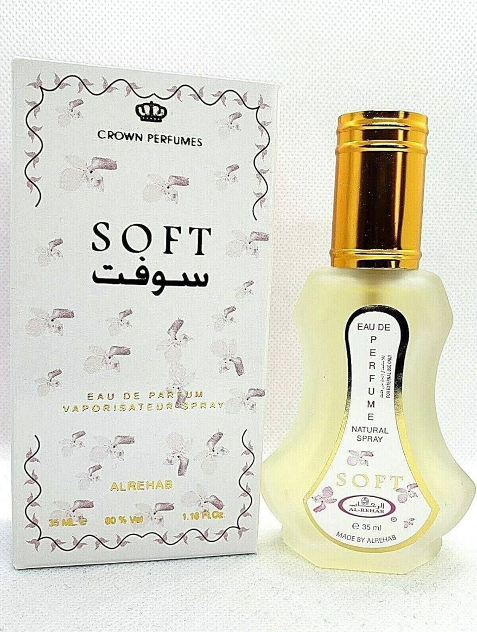 Soft Eau De Natural Perfume Spray for Women – Long-Lasting Arabic Fragrance – 35ml (1.15 fl oz)