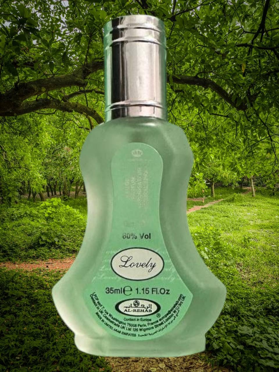 Al Rehab Lovely Perfume – 35ml Long-Lasting Spray – Floral & Musky Arabic Fragrance for Women & Men