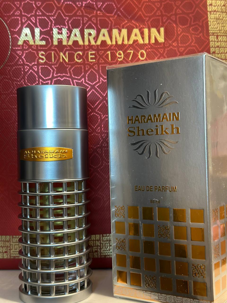 Al Haramain Sheikh - Cologne for Men - Long Lasting Perfume - Arabian Perfume for Men  - Floral and Woody Fragrance - 2.9 oz